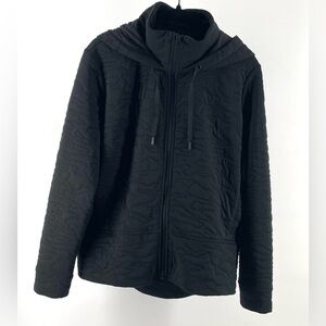 DSG Women's Black Quilted
Hooded Jacket Full Zip
Lightweight Active Outerwear